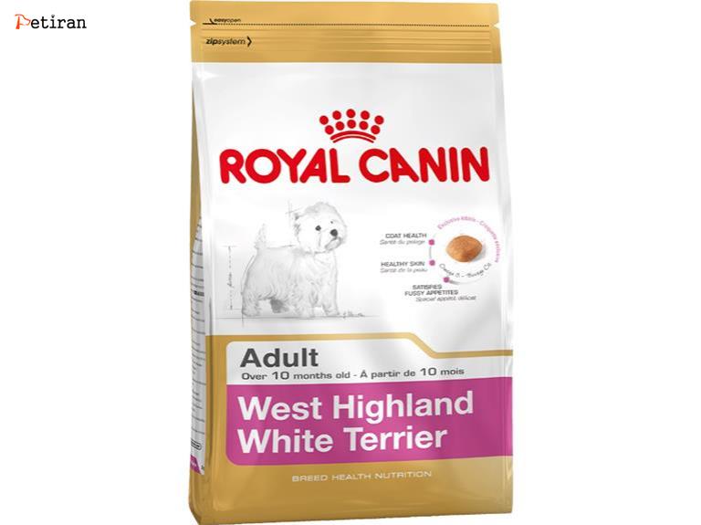 West Highland White Terrier Adult - برای سگ های بالغ نژاد ترییر سفید وست هایلند