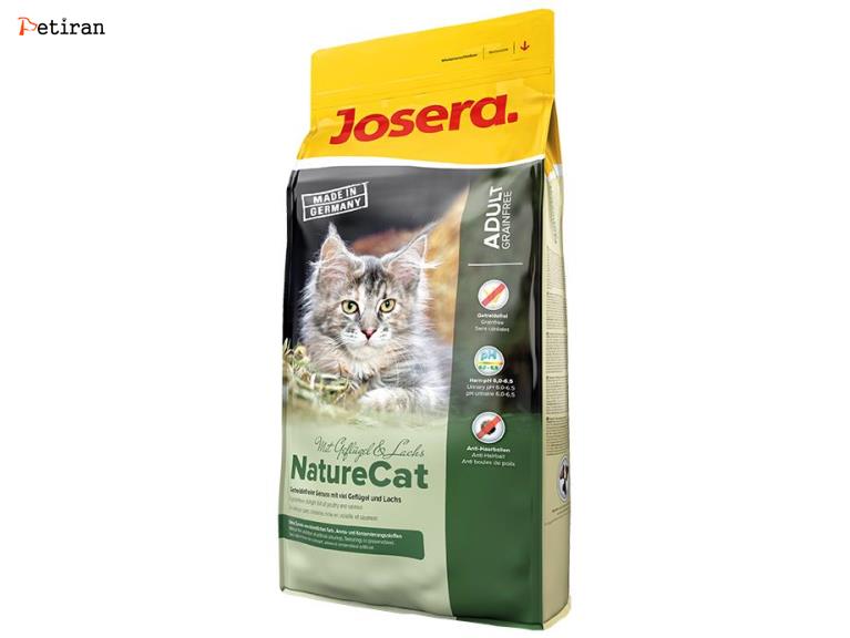 Nature Cat حاوی گوشت پرنده بدون غلات مخصوص گربه بالغ و بچه گربه بالای 6 ماه