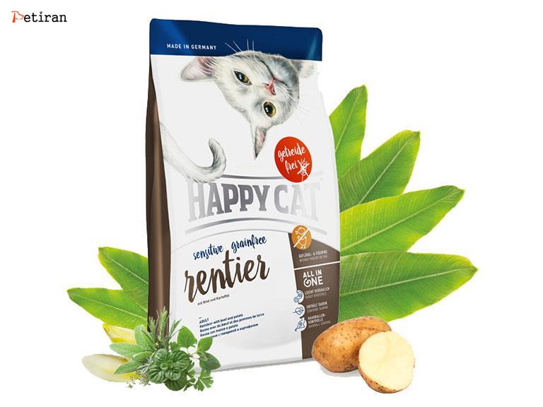 غذای خشک گربه Sensitive Grainfree Rentier - گوشت گوزن