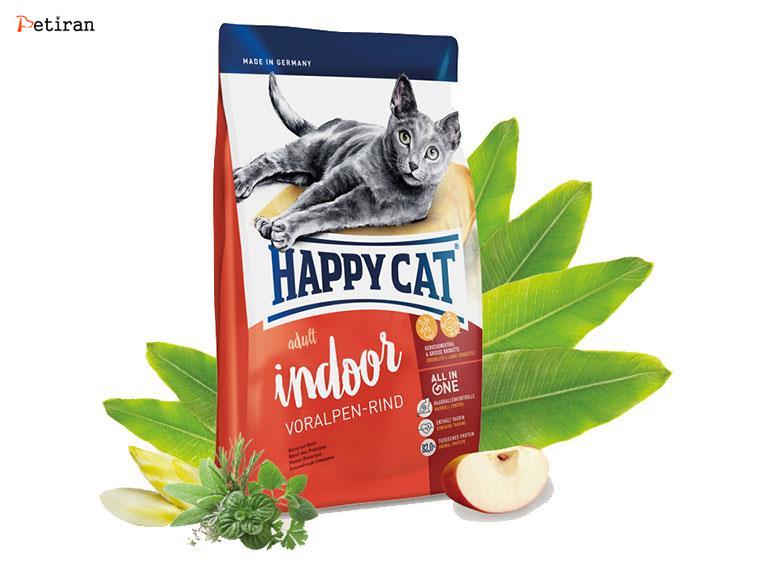 غذای خشک گربه Adult Indoor Voralpen-Rind - پروتئین و چربی پایین