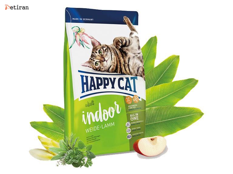 غذای خشک گربه Adult Indoor Weide-Lamm - طعم بره، کم چرب
