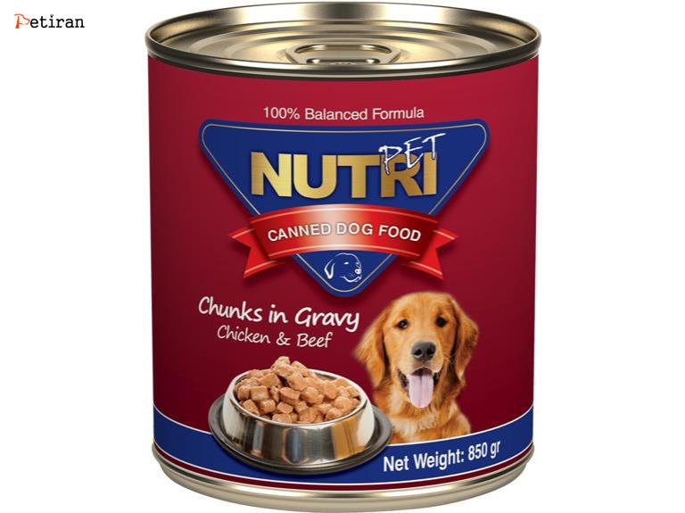 غذای کنسرو سگ Chunks in Gravy - تکه های گوشت سفید + گوشت قرمز