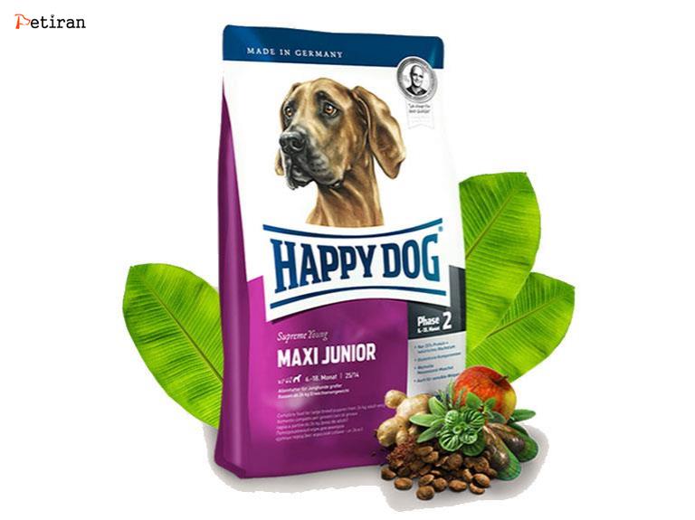 غذای خشک سگ Maxi Junior - گوشت مرغ و ماهی سالمون و صدف نیوزلند برای سگ های جوان نژاد بزرگ