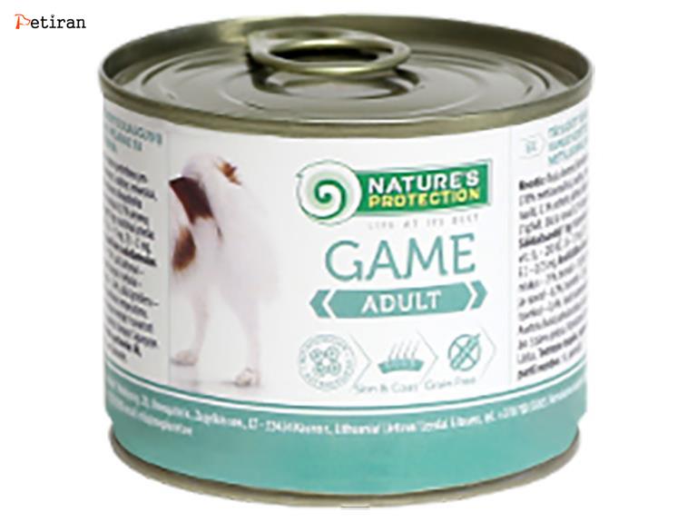 غذای کنسرو سگ Game Adult - گوشت شکار
